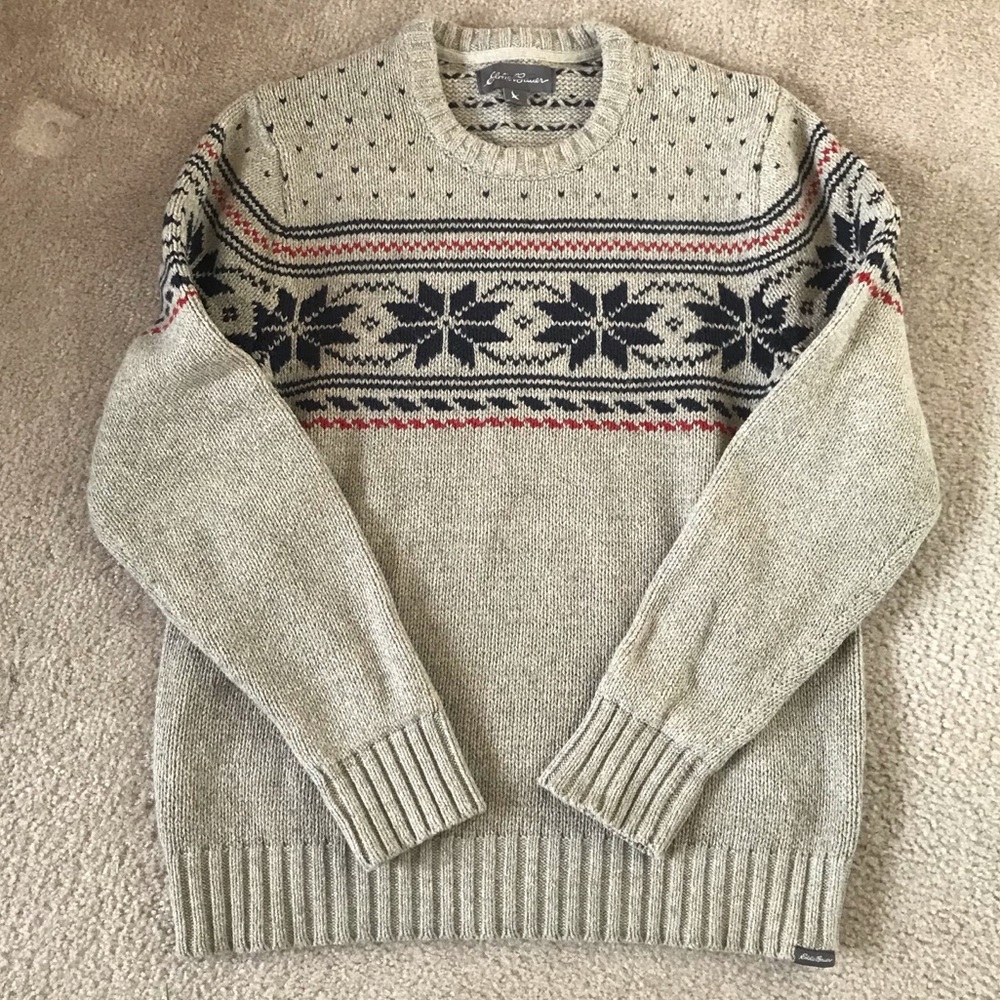 Eddie Bauer Winter Sweater Med.